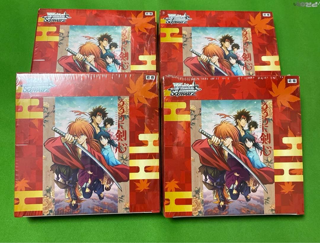 ヴァイスシュヴァルツ るろうに剣心 4BOX シュリンク付き