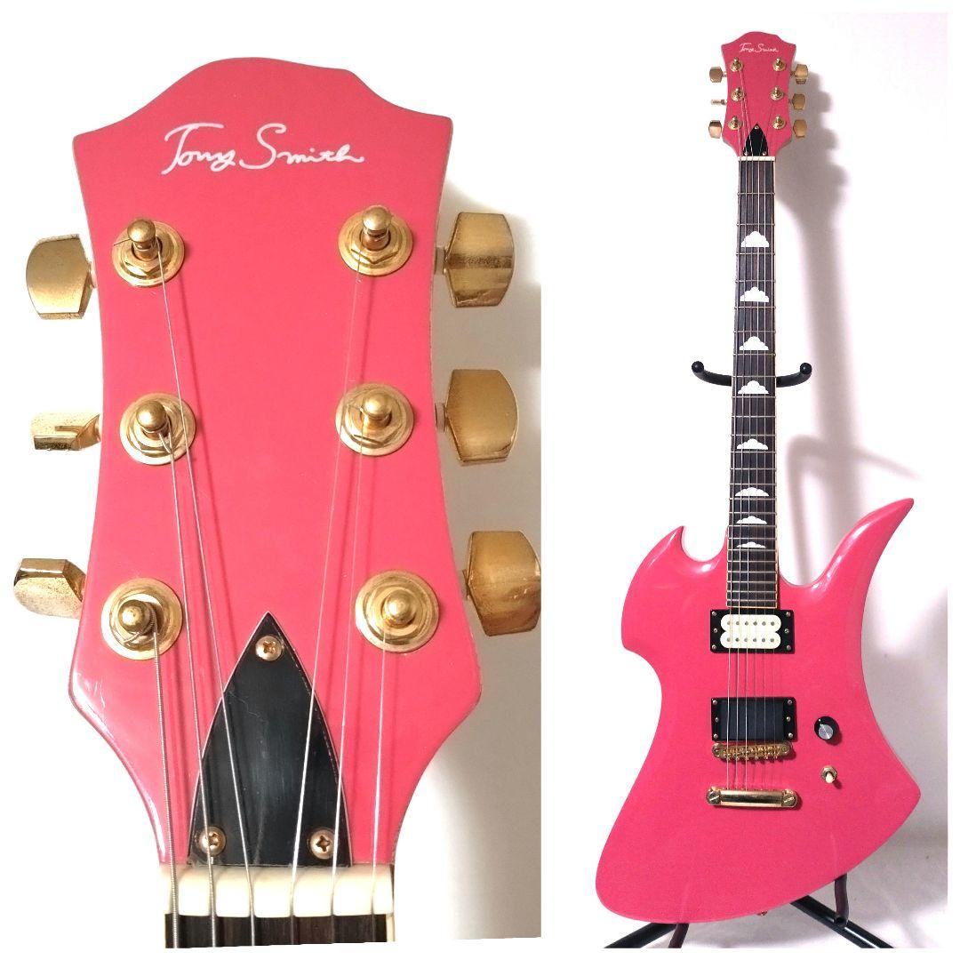 美品　Tony Smith　トニースミス　モッキンバードタイプ　ピンク　HIDE