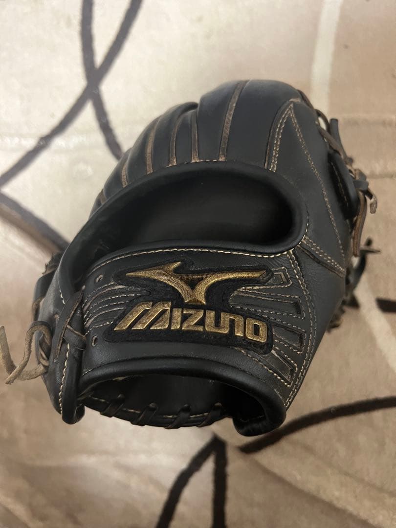 MIZNO(ミズノ) 硬式用 外野手用 グローブ 黒 GLOBAL ELITE