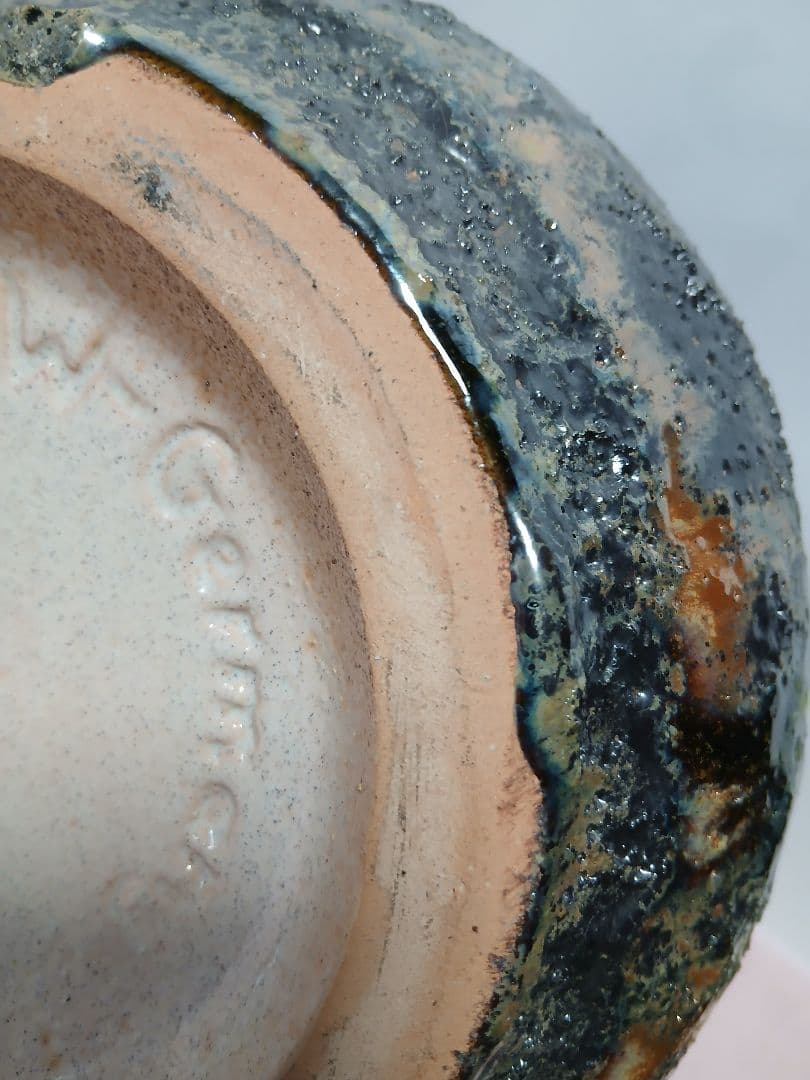 ヴィンテージ 花瓶　花器　フラワーベース　高さ25cm横22cm