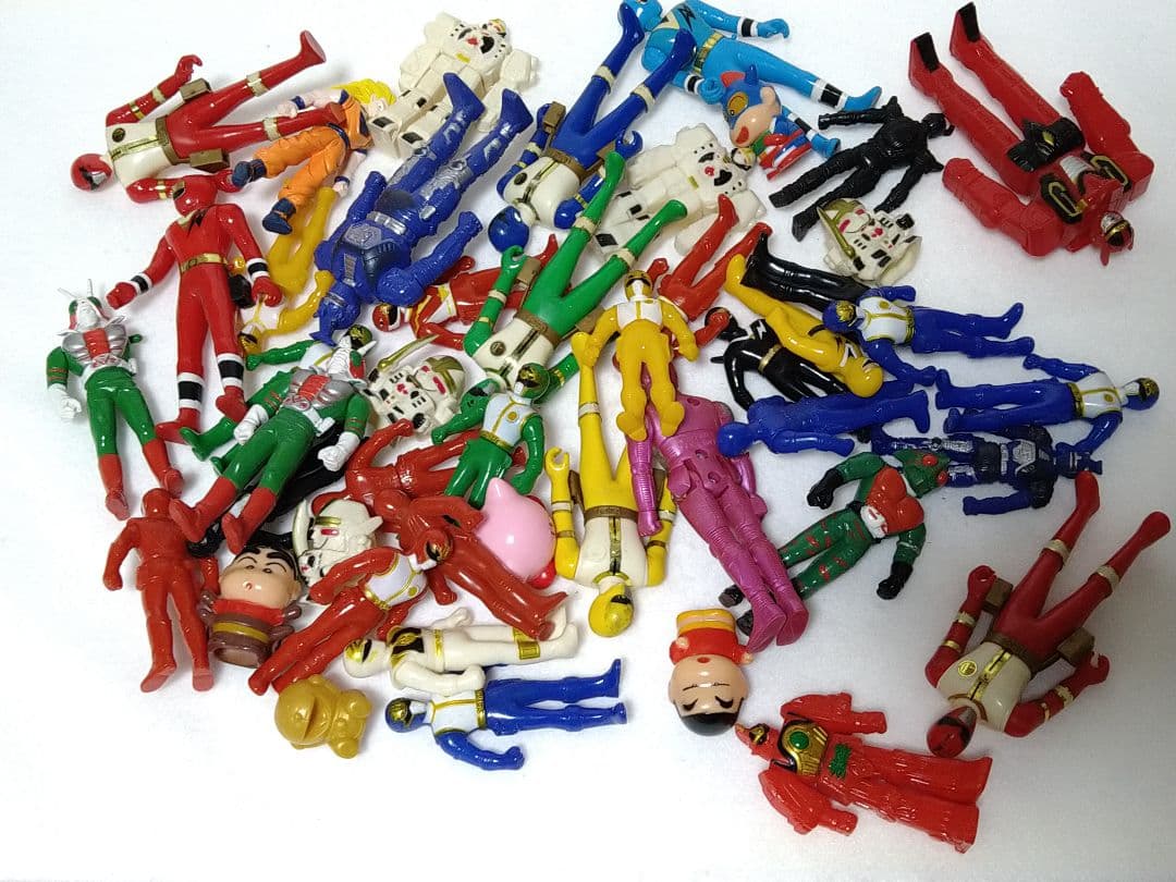 ガン消し 怪獣 指人形 戦隊シリーズソフビ タートルズ フィギュア ジャンク品