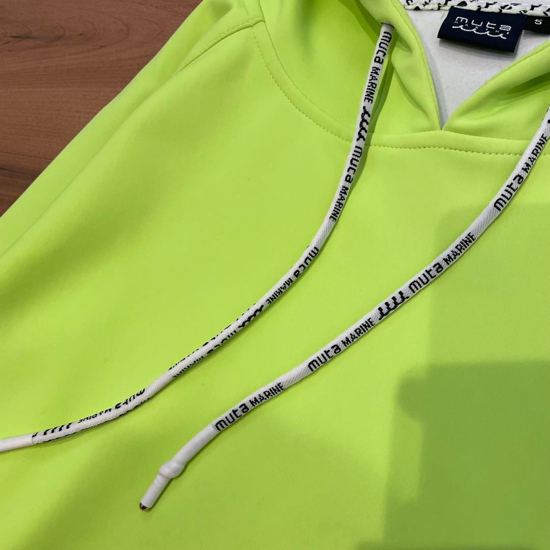 MUTA MARINE ムータマリン パーカー フーディ　蛍光イエロー サイズ5