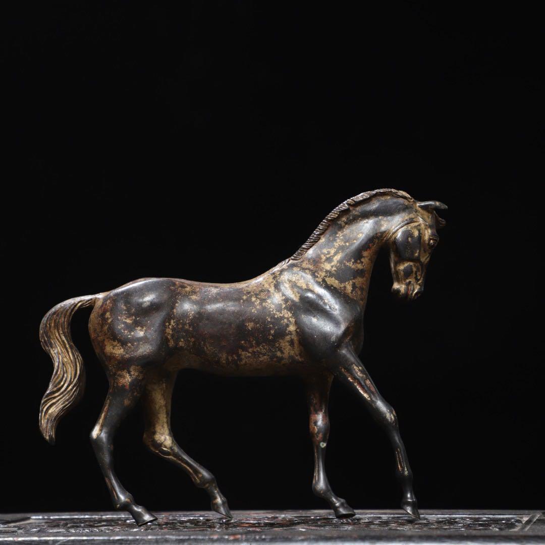 銅製 馬　置物　成功・前進・事業繁栄・出世運の象徴