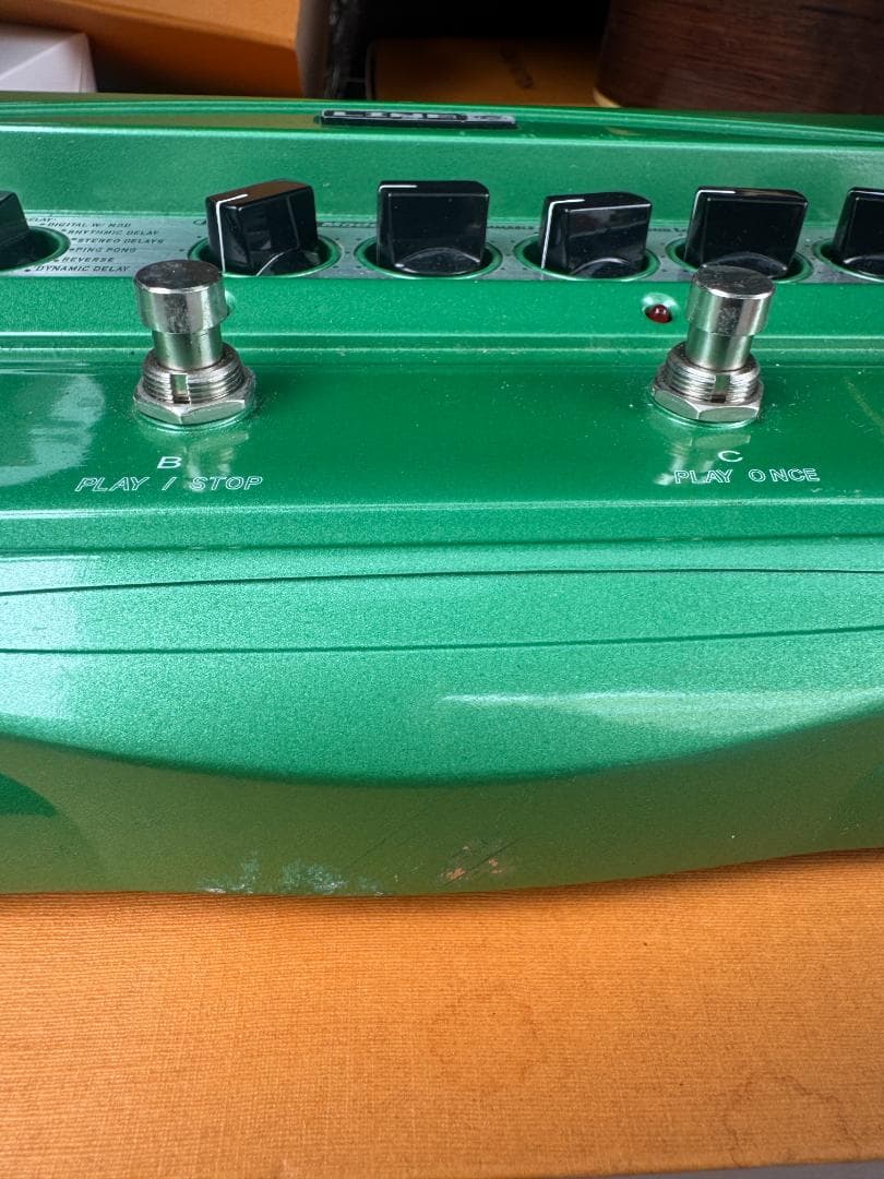 LINE 6 DL4 Delay Modeler グリーン アダプター無し