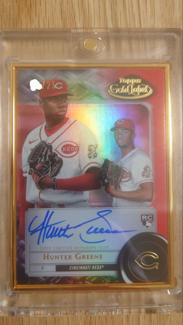 25枚限定 Hunter Greene ★直書きRC★ topps