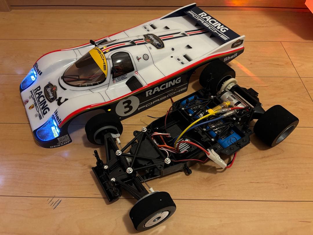 【新品！LED15灯！フルベア！】タミヤ 1/10 ポルシェ 956 フルセット