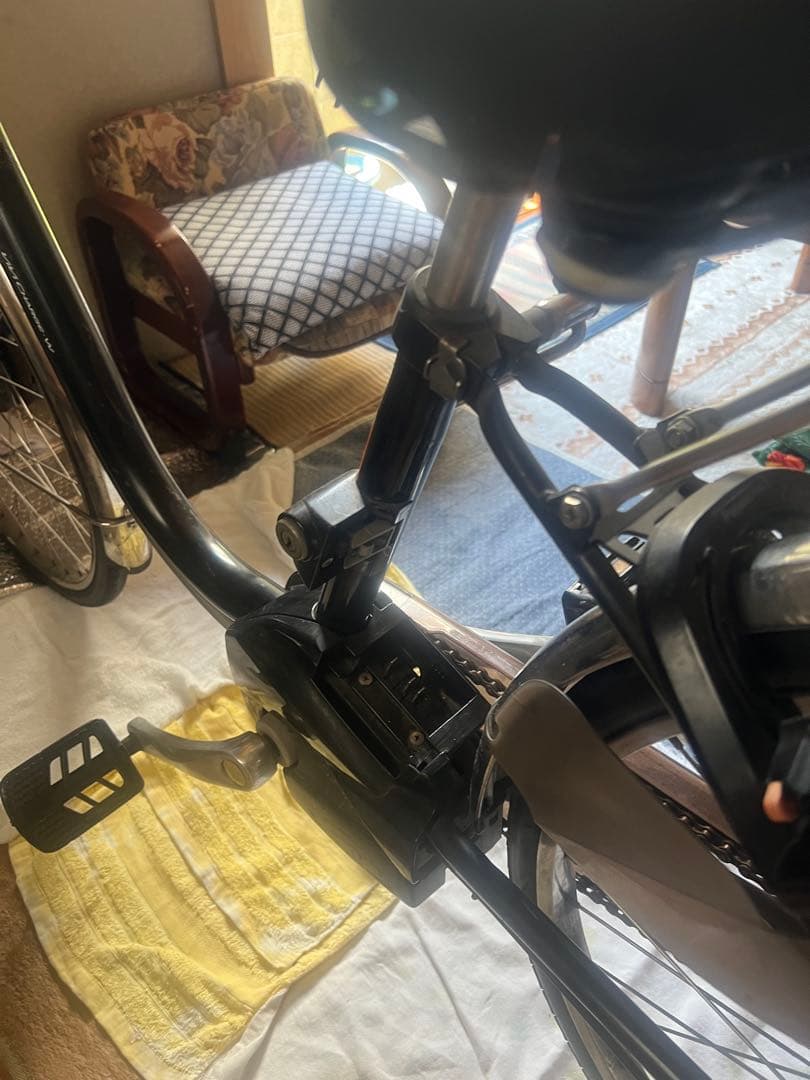 電動アシスト自転車 ブラック バッテリーとバッテリーの充電器セット【ジャンク品】