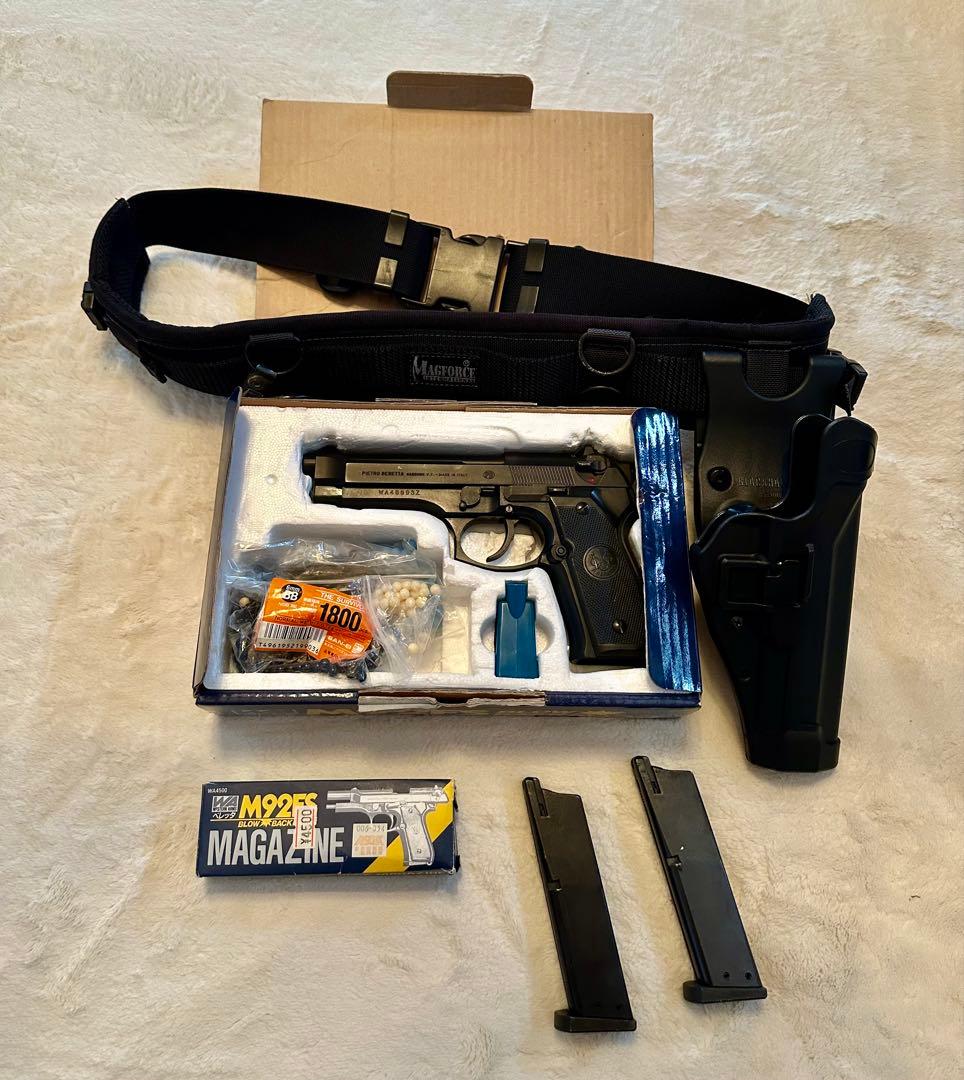 WA M92FS BLACKHAWKホルスターMAGFORCEベルと３点