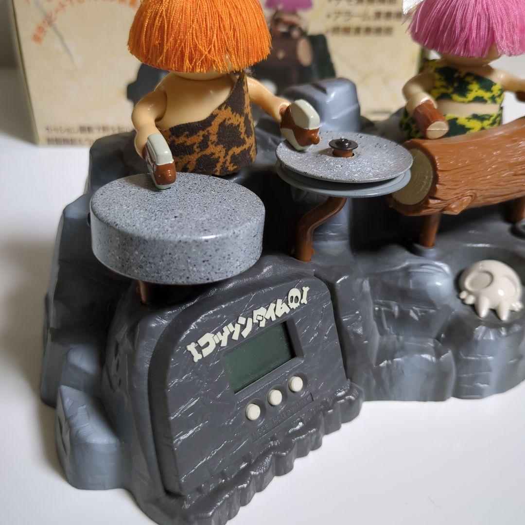 コッツンタイム　原人コッツシリーズ 目覚まし時計　昭和レトロ玩具