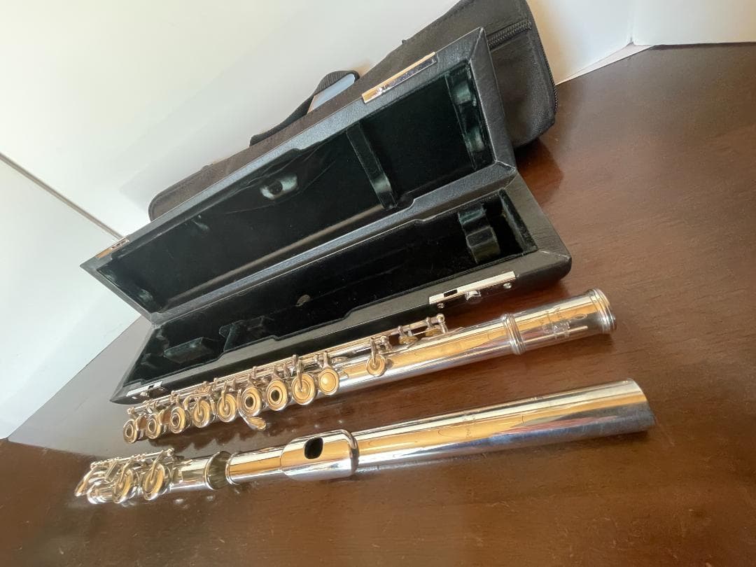 ～1/31 パール フルート 総銀製 マエスタ インライン Ｅメカ付き！