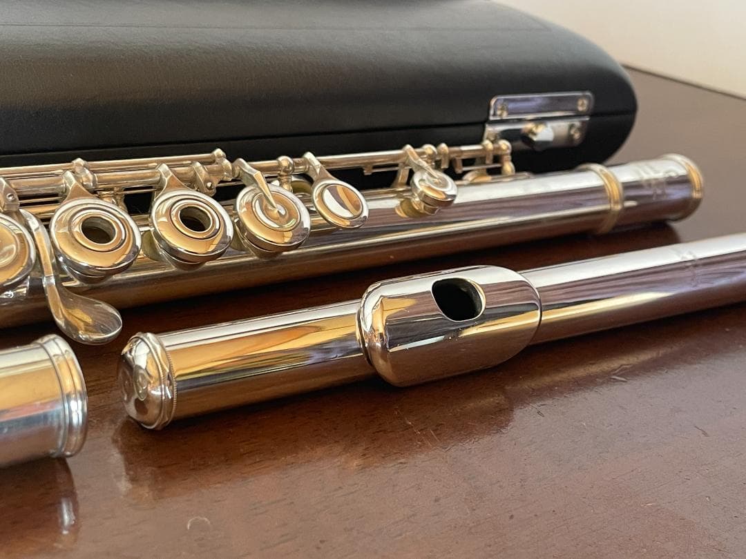 ～1/31 パール フルート 総銀製 マエスタ インライン Ｅメカ付き！