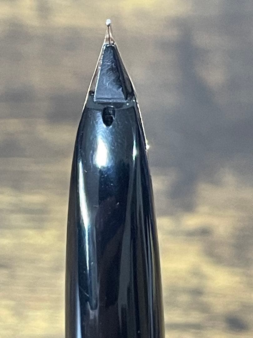 1975年製　初代カスタム　高級天然　イタヤカエデ 大型18金　万年筆　細字