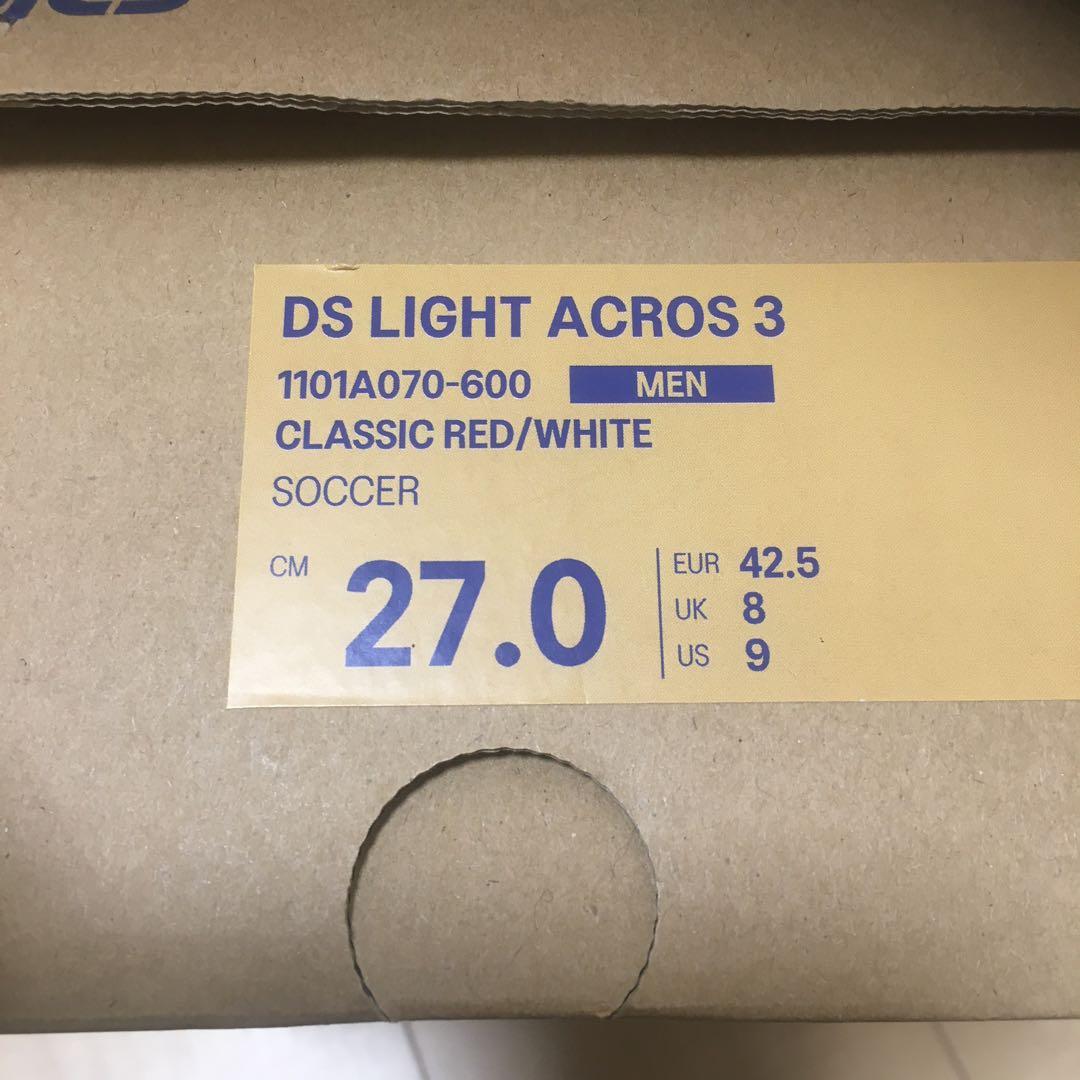 ASICS DS LIGHT ACROS 3 サッカースパイク 27.0cm