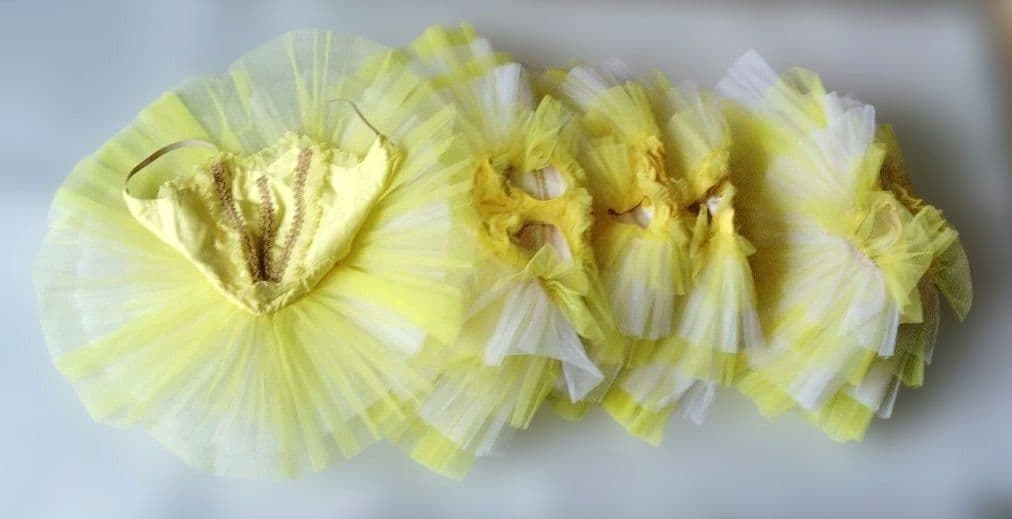 バレエ　5着まとめチュチュ　バレリーナ製　2号、3号サイズ