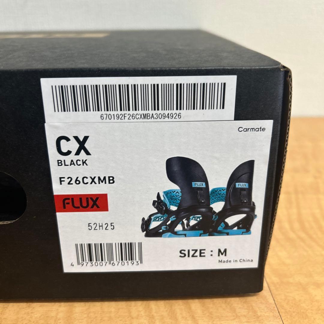 25-26 FLUX フラックス CX シーエックス BLACK M 新品未使用