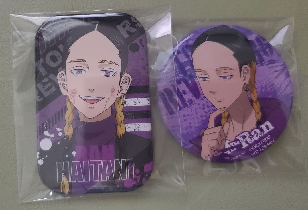 東京リベンジャーズ　灰谷蘭　缶バッジ