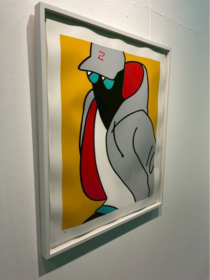 谷口小夏「minor role(orange)」2021 シルクスクリーン