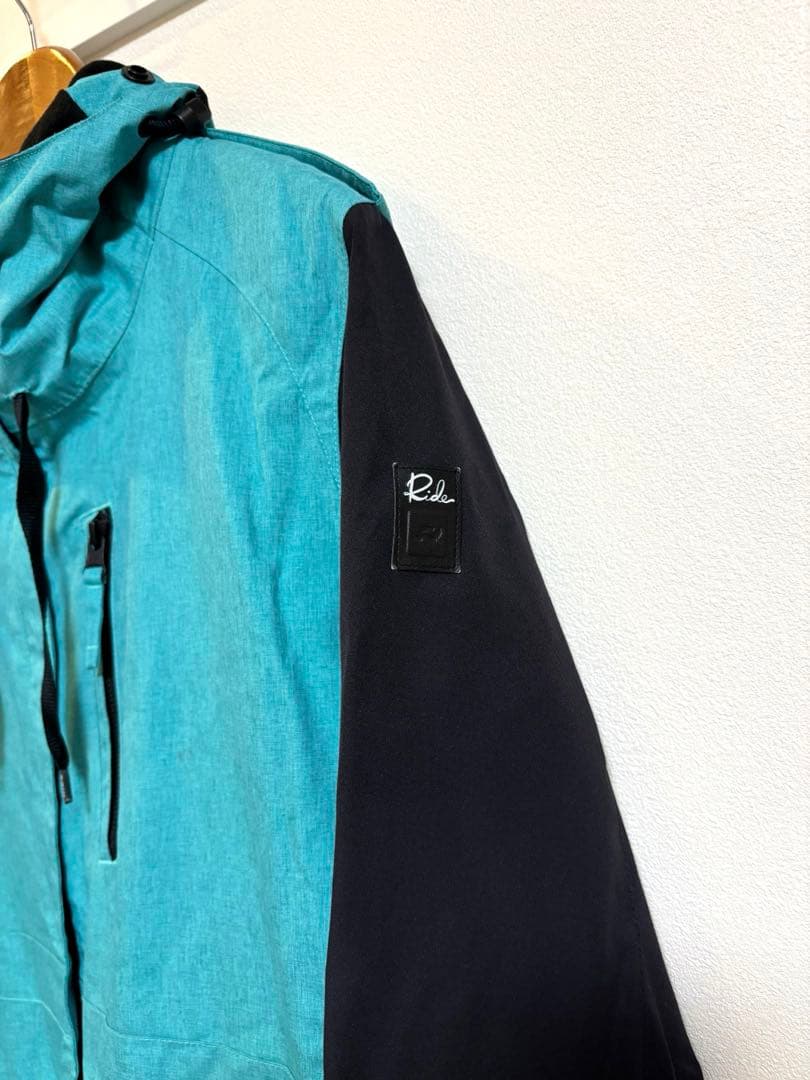 RIDE（ライド）スノーボードウェア ジャケット Sサイズ ブルー×ブラック