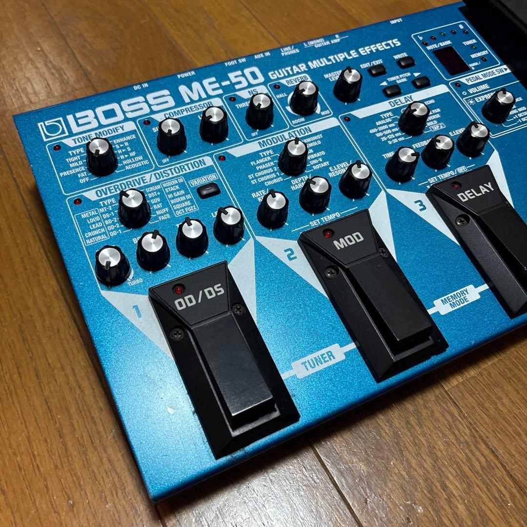 BOSS ME-50 ギター用マルチエフェクター 完動品 純正アダプター付属