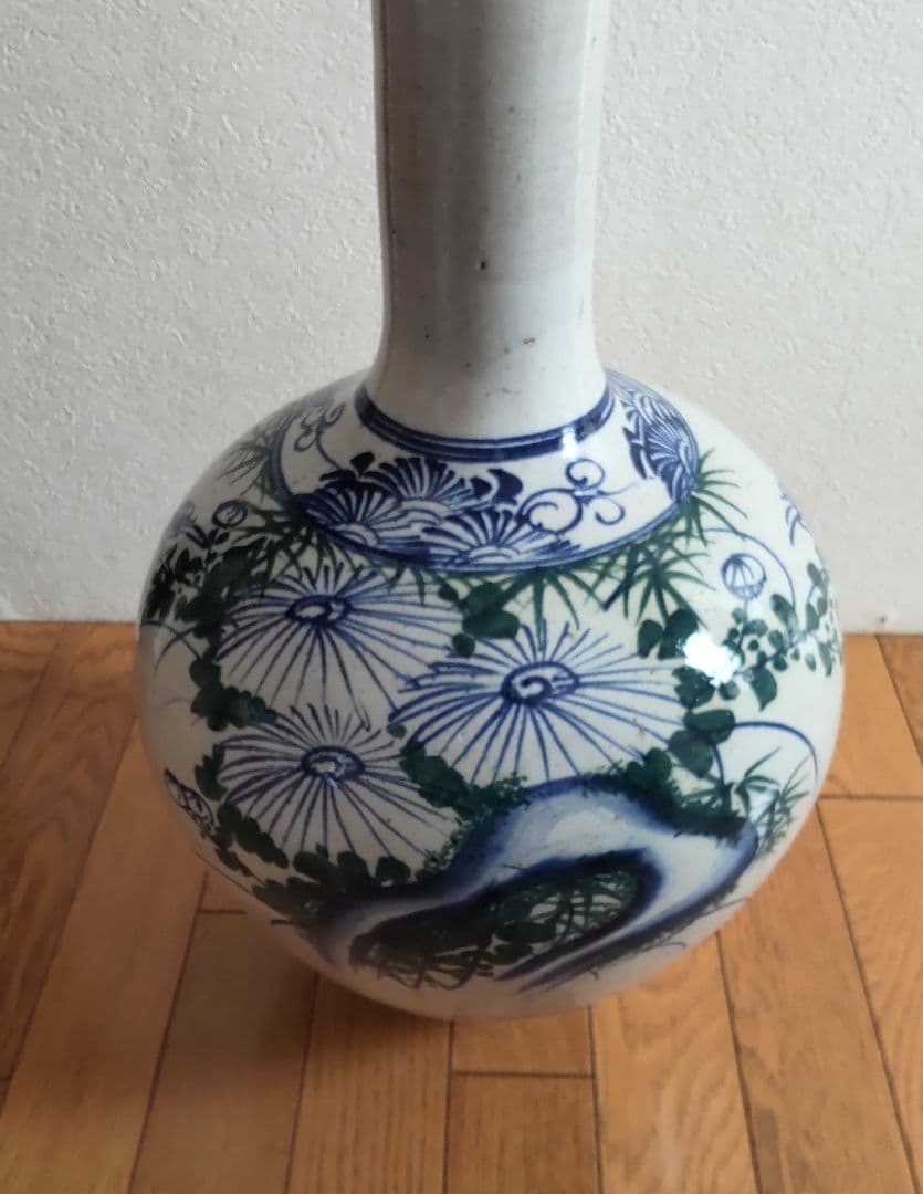 平清水焼　大徳利