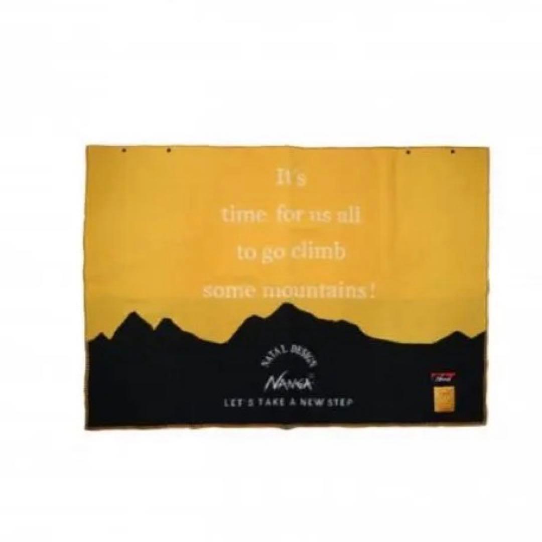 値下げ中　希少品　NANGA✖️NATAL DESIGN マウンテンブランケット