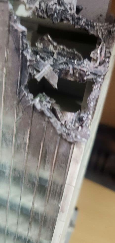 ジオラマ ビル 廃墟カスタム品