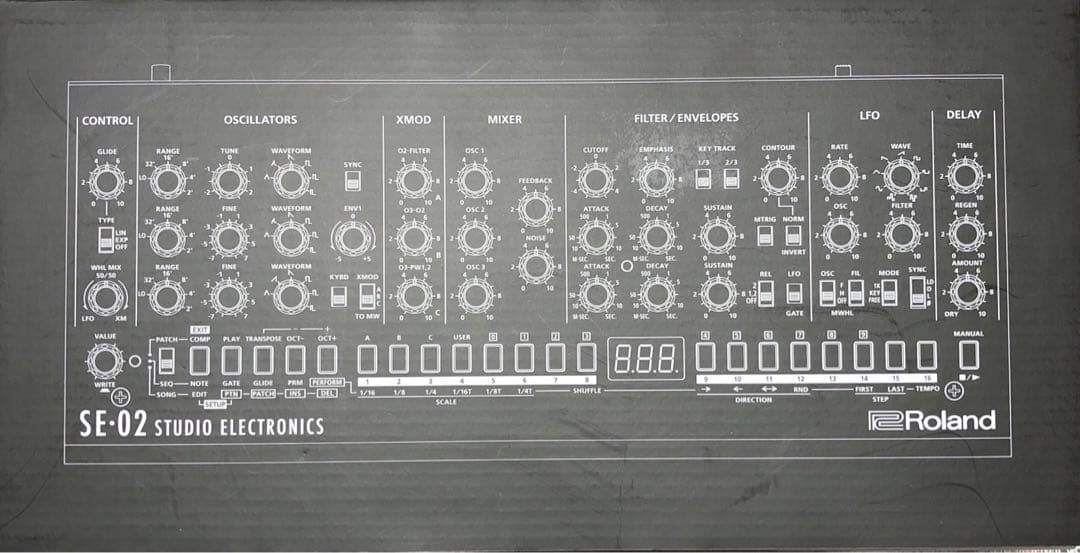 【希少品】Roland Boutique SE-02 鍵盤 元箱付き