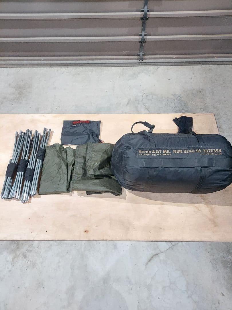 hilleberg ヒルバーグ ケロン4gt mil ミル フットプリント付き
