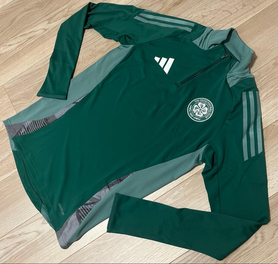 adidas セルティック　トレーニングトップ　ドリルトップ　ジャージ　新品