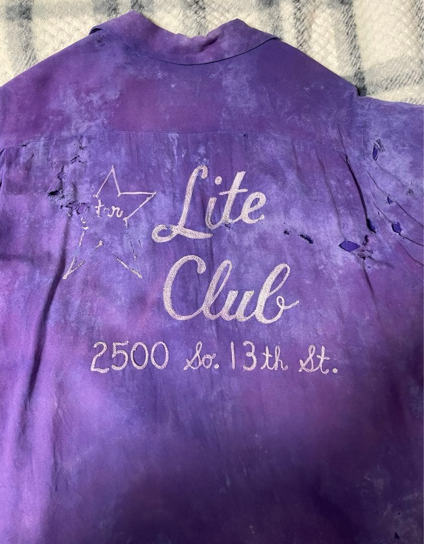 50s ヴィンテージレーヨンシャツ　16 1/2