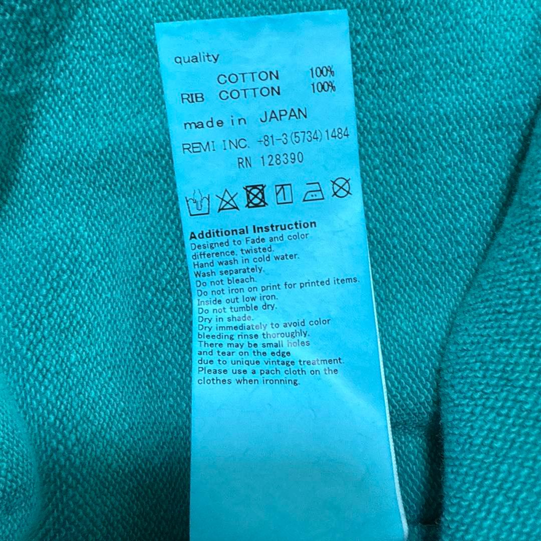 新品　BRIEFING x REMI RELIEF ユーズド加工 パーカー