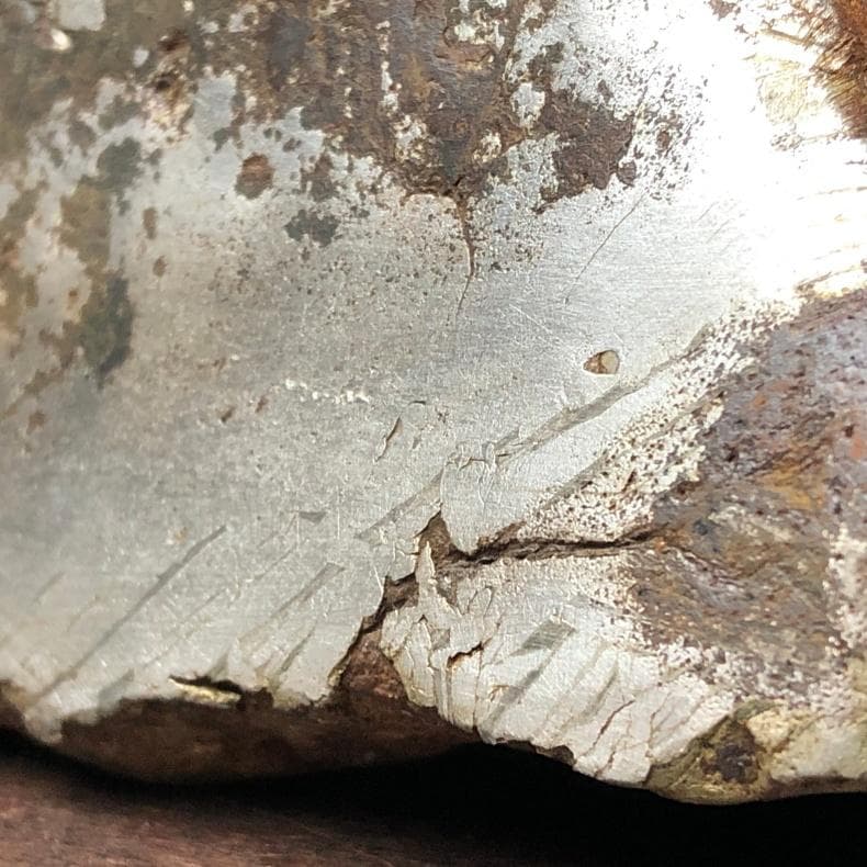 隕石 鉄隕石　アルタイ隕石　原皮付き　ナチュラル　原石　重さ約662ｇ