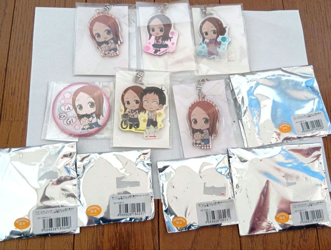 新品未開封 からかい上手の高木さん　まとめ　缶バッジ　キーホルダー