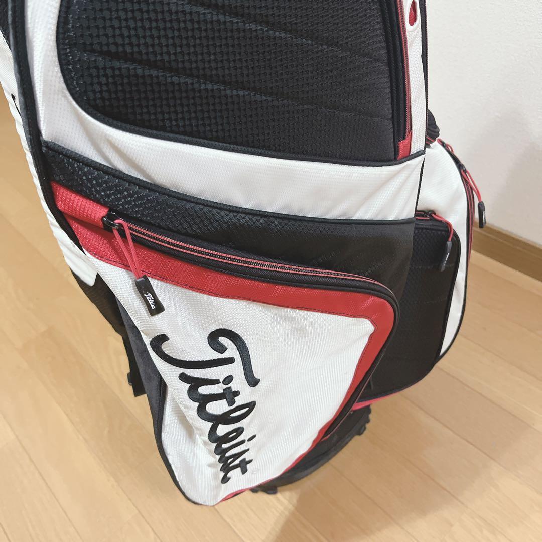 K257 美品！Titleist タイトリスト キャディバッグ フード無し