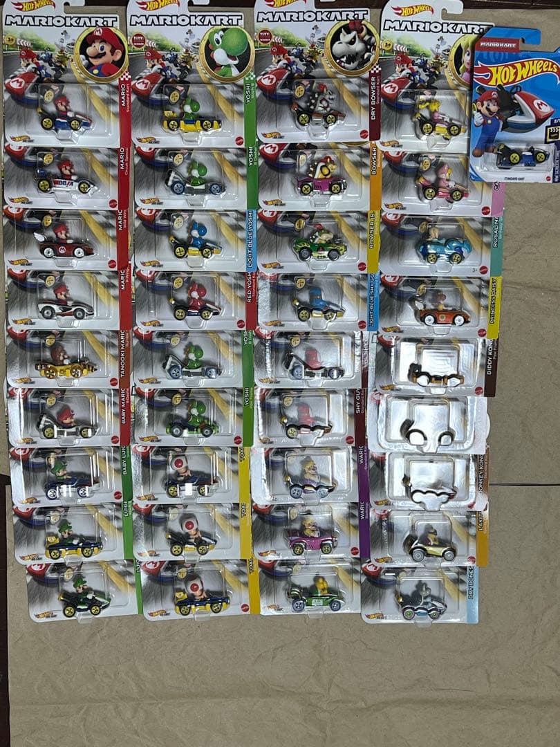 ホットウィール マリオカート ミニカー 37台セット（ホネクッパ、ロゼッタ等）