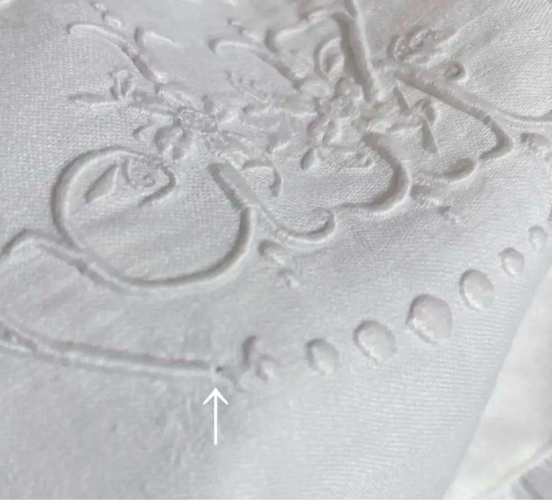 モノグラム　リメイク　カーテン　フランスアンティーク