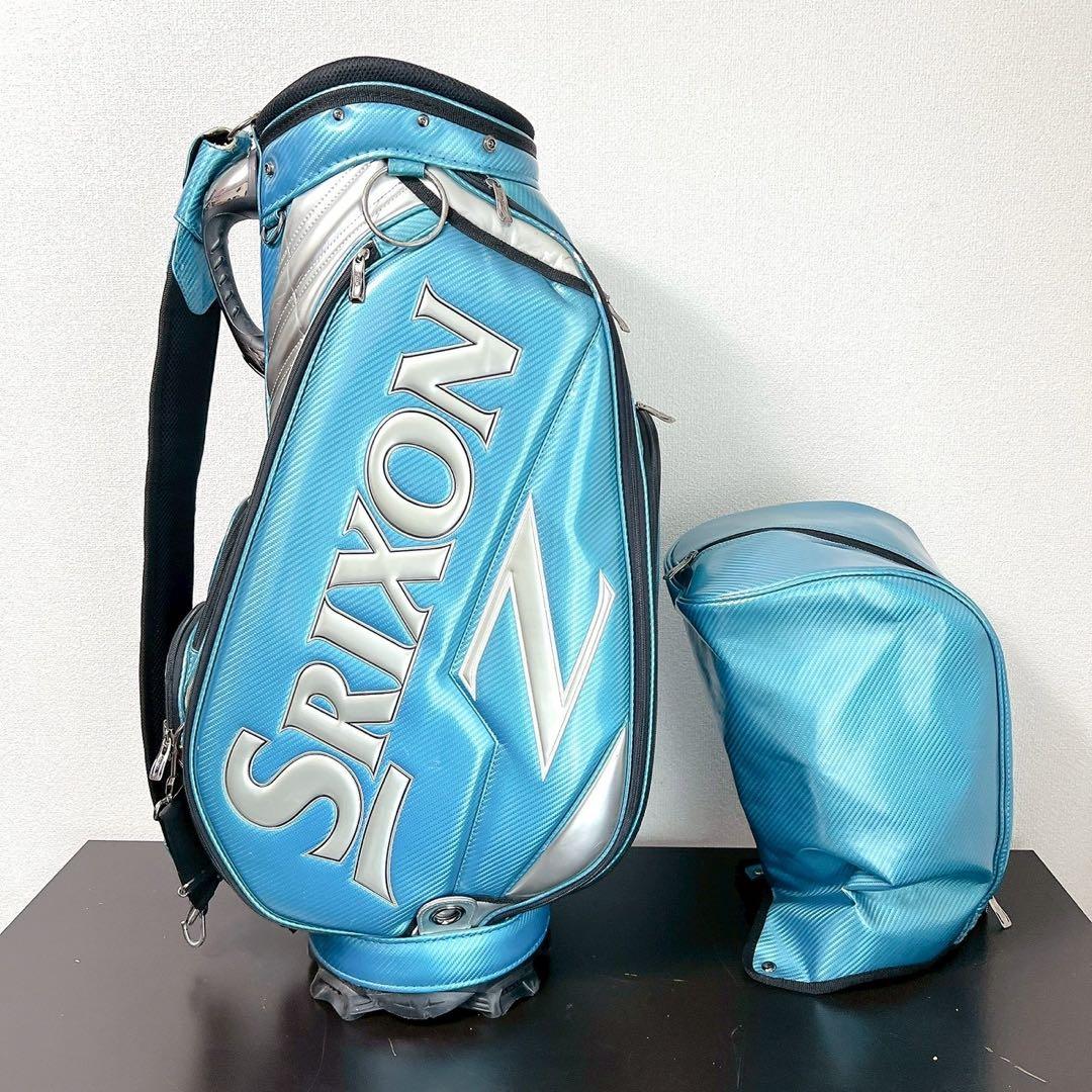 希少　Srixon ZモデルスリクソンSRIXON キャディバッグ 青 フード付