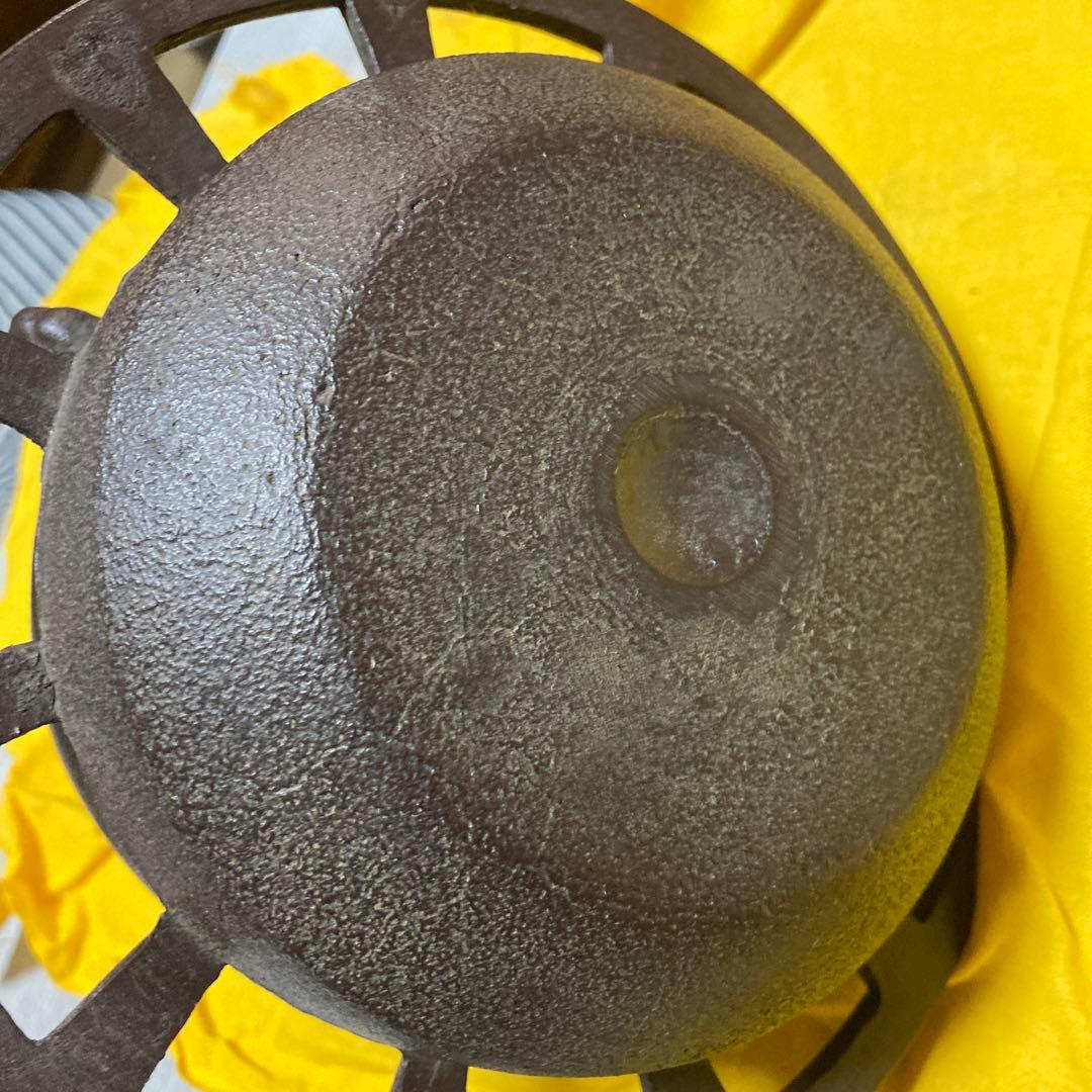 車軸釜、釜師庄司光洞作、未使用品