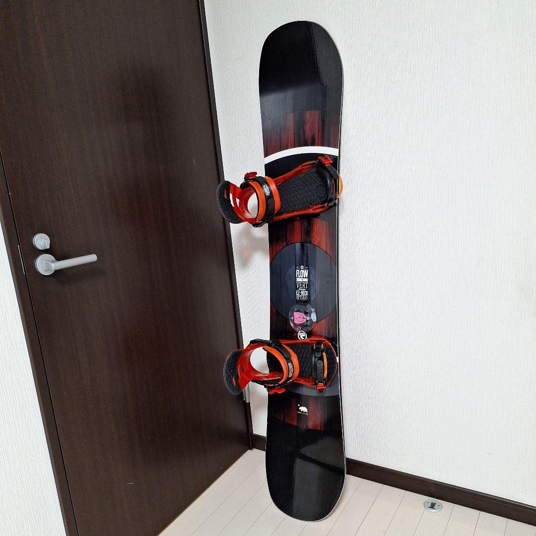 スノーボードセット　フローVERT154　K2HURRITHSANEビンディング