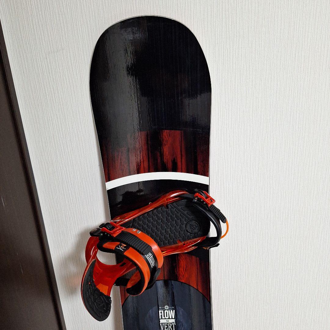 スノーボードセット　フローVERT154　K2HURRITHSANEビンディング