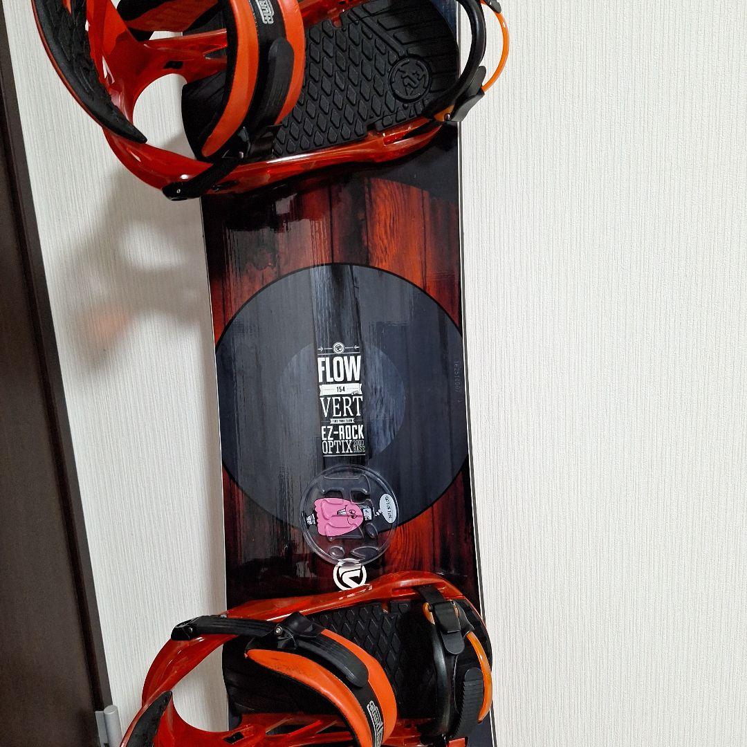 スノーボードセット　フローVERT154　K2HURRITHSANEビンディング