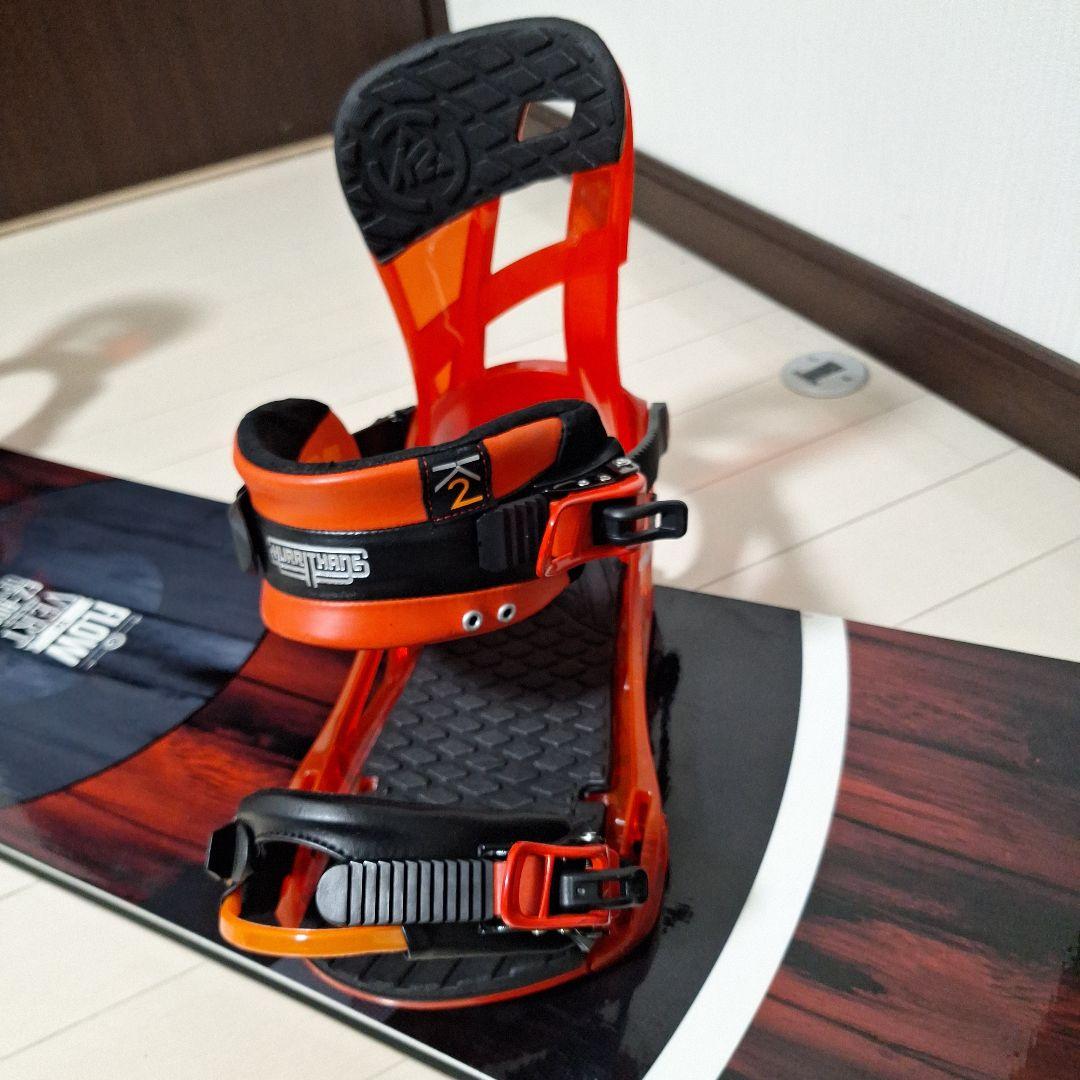 スノーボードセット　フローVERT154　K2HURRITHSANEビンディング