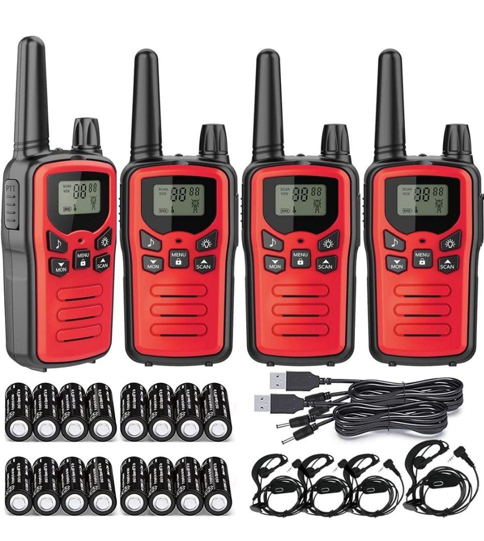 お得‼️トランシーバー 無線機 免許不要 災害・地震 緊急対応 4台セット