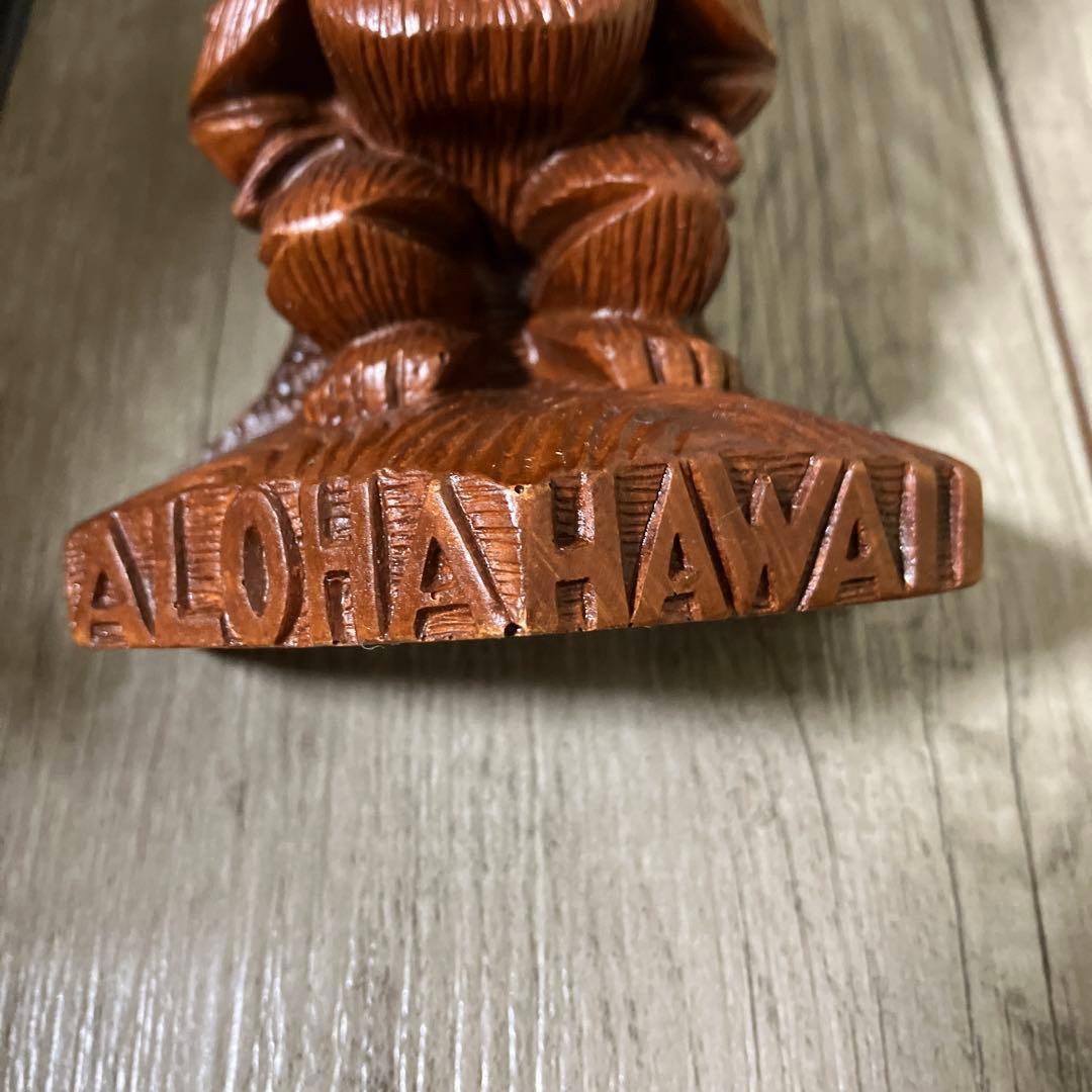 3F 【ヴィンテージ】Coco Joe's ハワイ ティキ像 置物 ALOHA