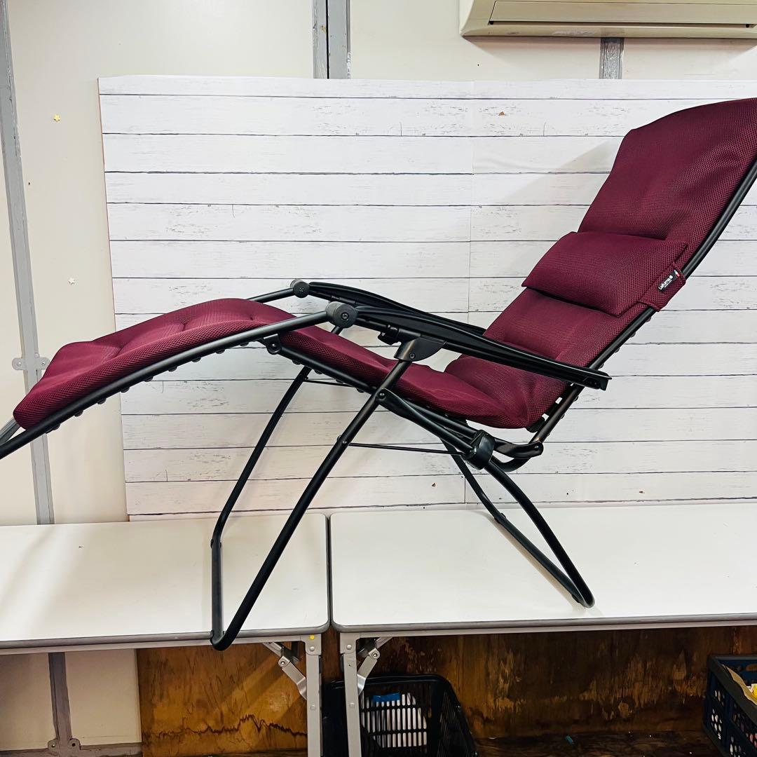 Lafuma リクライニングチェア　ワインレッド