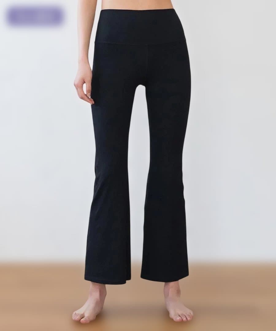 【SUKALA】ベーシックリブフレアパンツS