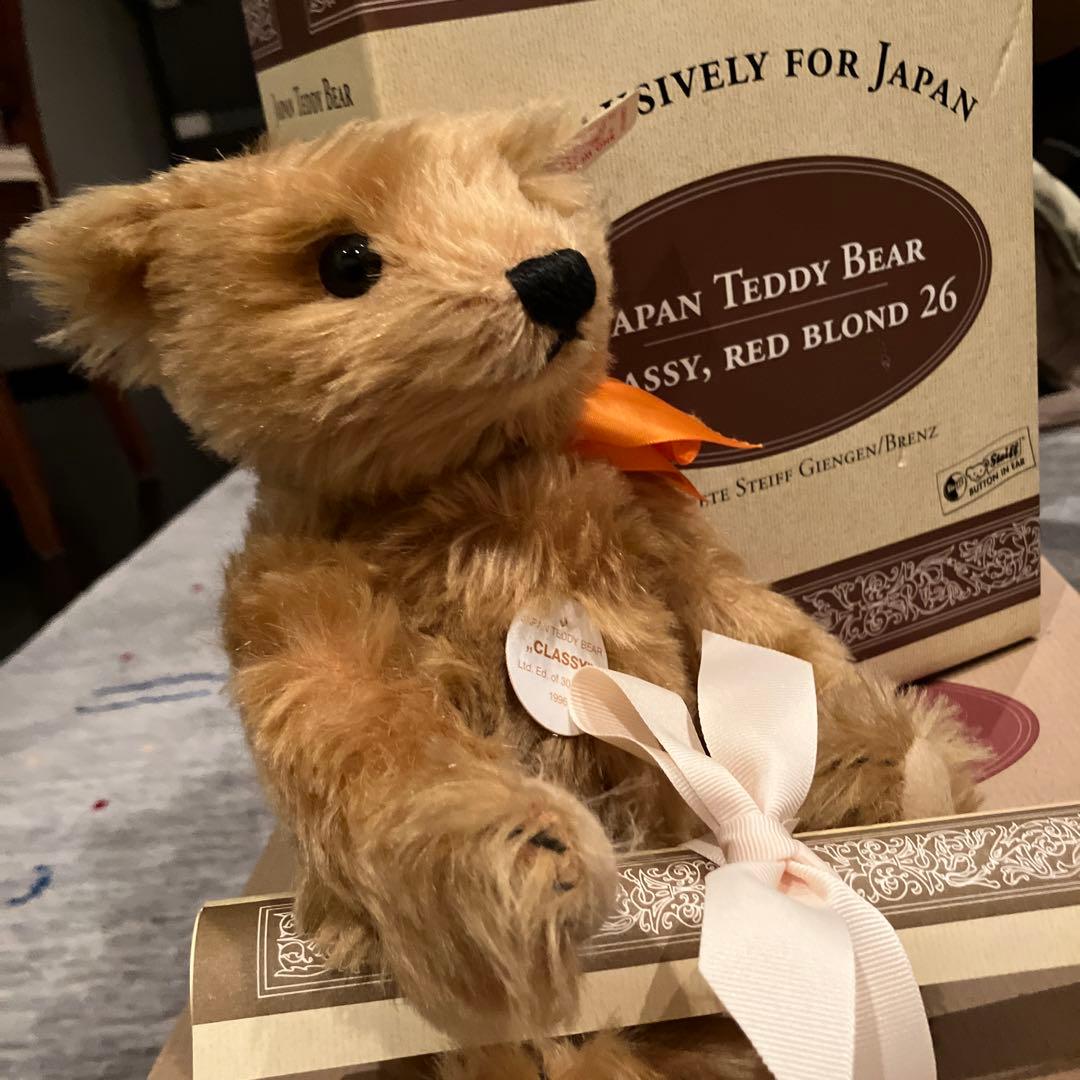 シュタイフ✨Japan Teddy Bear✨Classy Red Blond✨