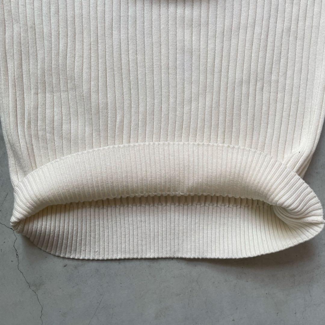   GOLF クルーネックリブ編みセーター　メンズM