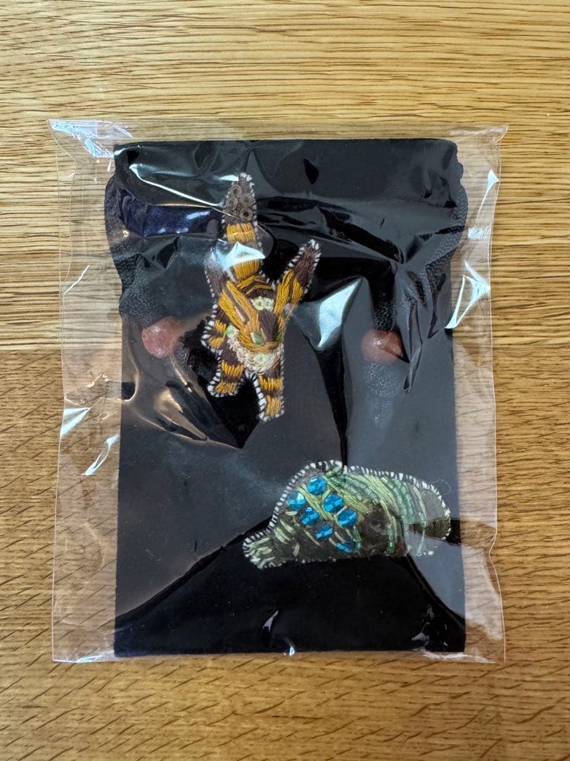 アニメージュとジブリ展 刺繍ブローチ テト 王蟲 風の谷のナウシカ 宮崎駿
