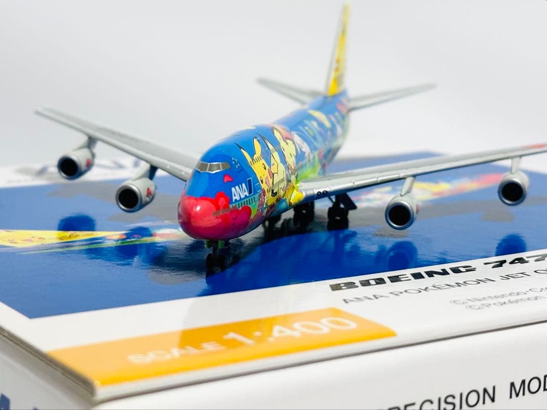 全日空商事 1/400 B747-400 ポケモンジェット NH40011